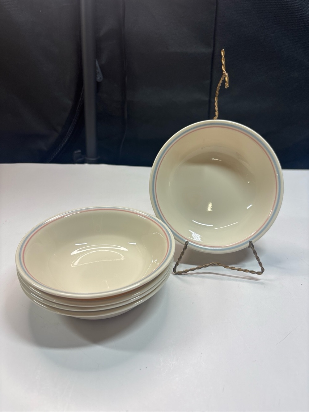 Vintage Corelle Corning English Breakfast Fruit Dessert Bowls lot of 5